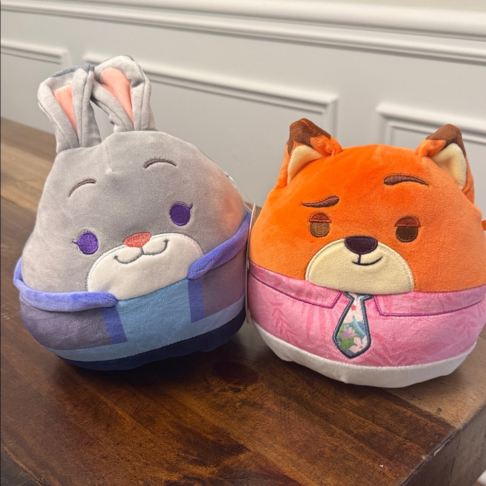 Squishmallow Zooptopia 2- Nick Wilde & Judy Hopps